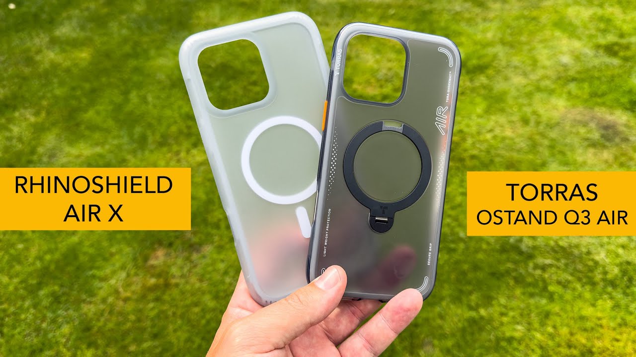Rhinoshield AirX vs Torras Ostand Q3 Air &ndash; Beste iPhone 16 Pro H&uuml;lle?