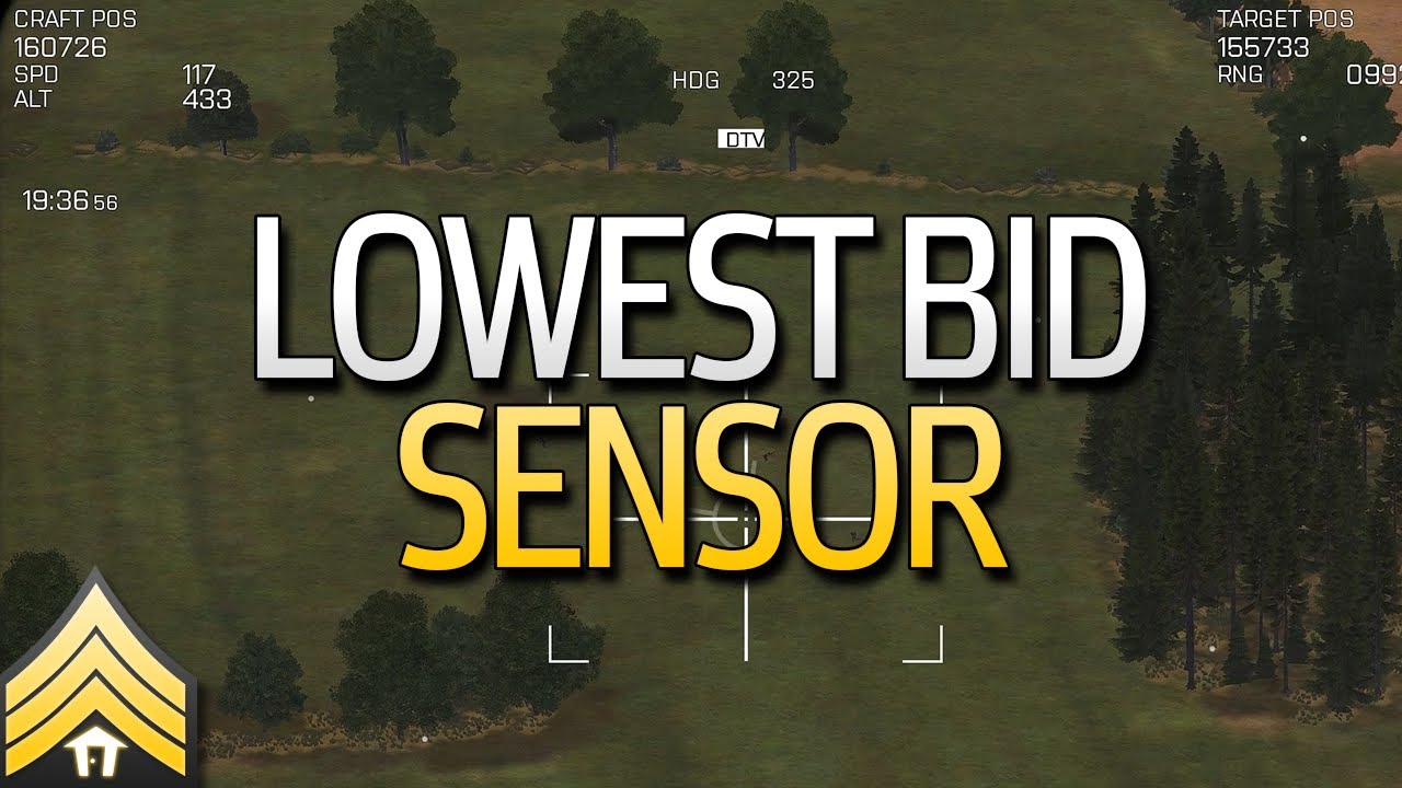 Lowest bid sensor