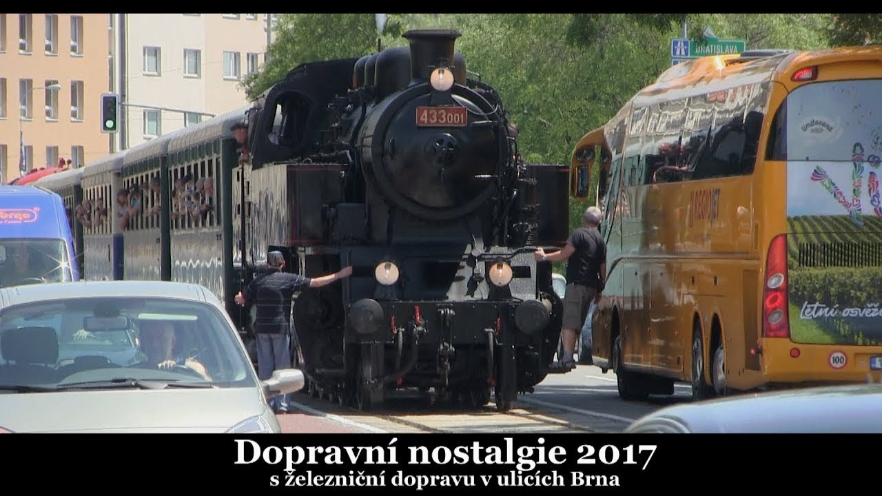 Dopravní nostalgie s historickým vlakem v ulicích Brna ...