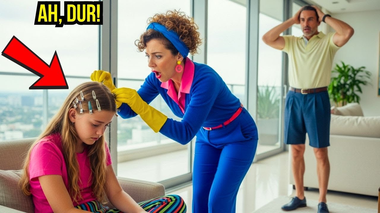 Milyonerin kızı şikâyet etti; dadı başından garip bir şey çıkardı.