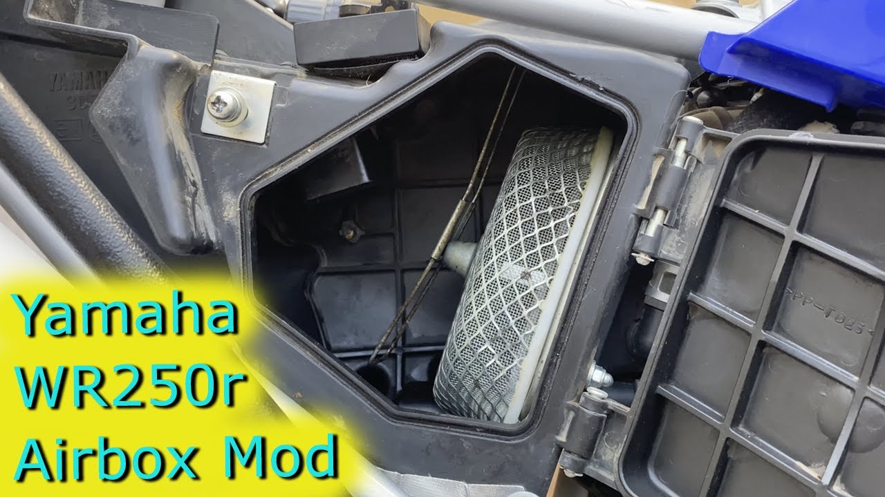 Yamaha WR250R Airbox Flapper Intake Mod