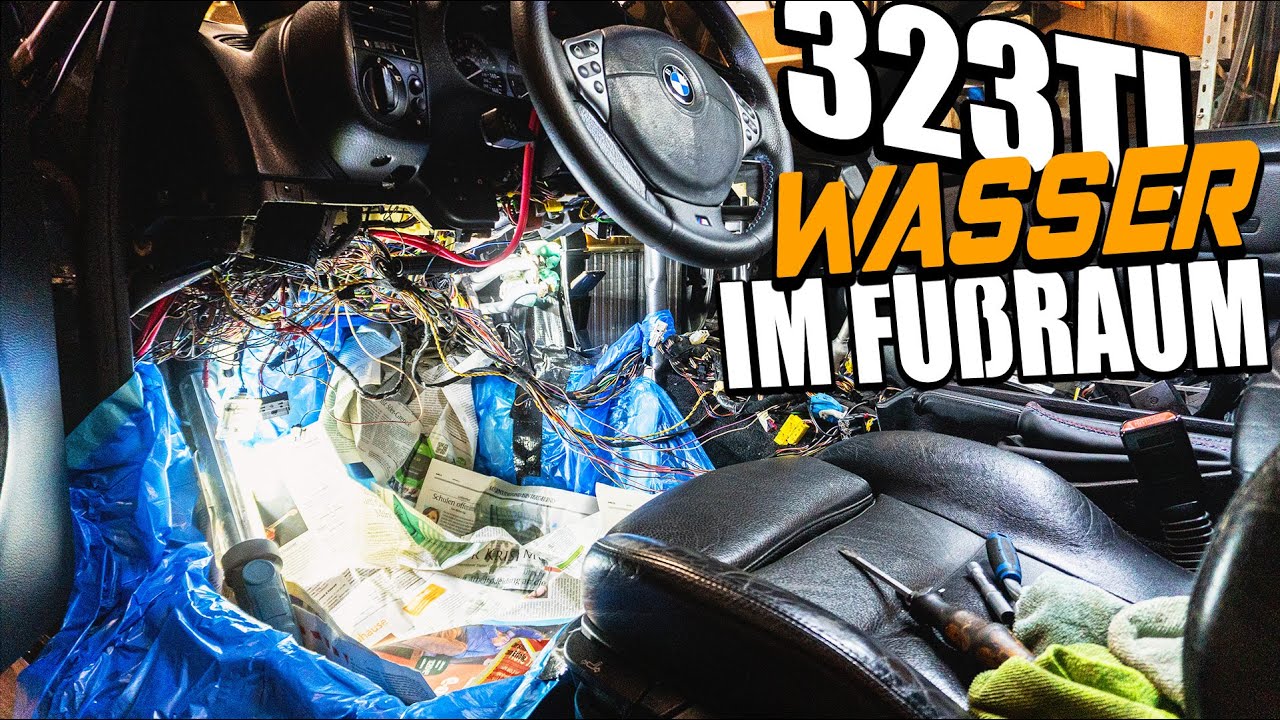 Wasser im Fußraum😱 | Wärmetauscher Defekt | BMW E36 323ti | Die Reinste Katastrophe 😭