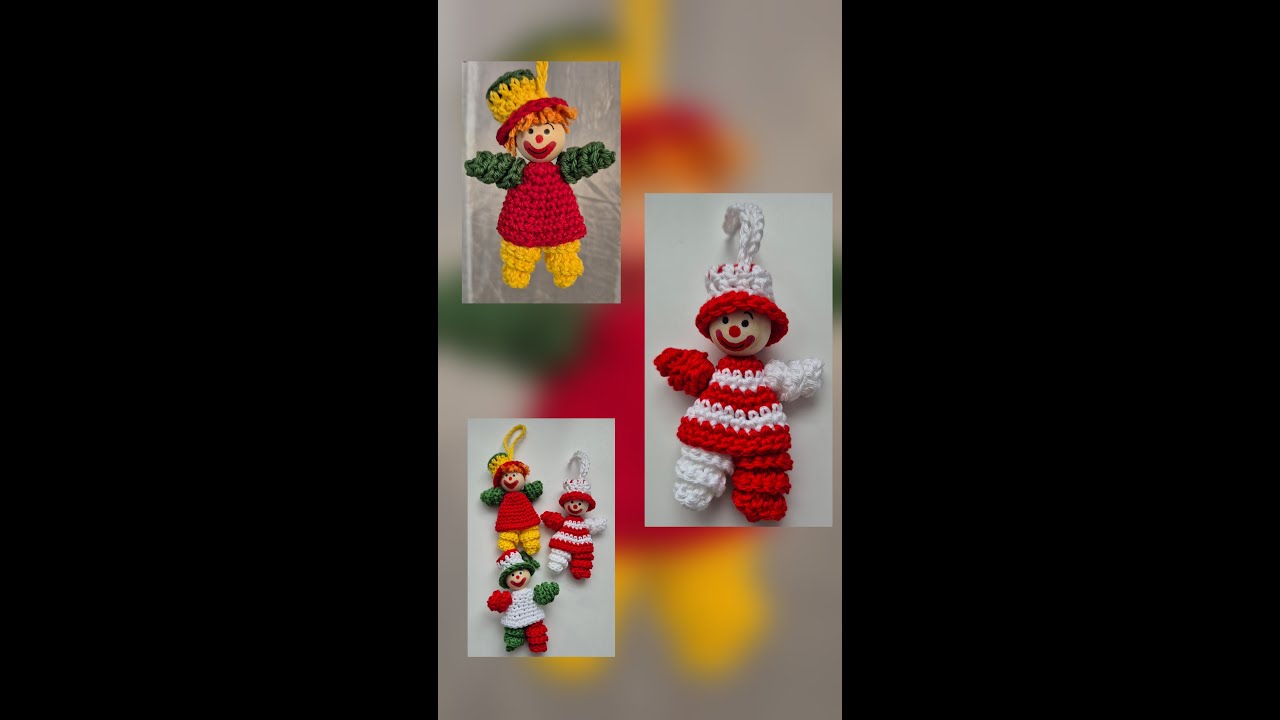 Häkelanleitung Kleiner Clown - #amigurumi #karneval #geschenk   - Anleitung auch für Anfänger