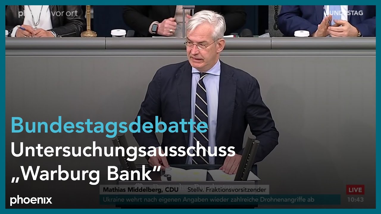 Bundestagsdebatte zum Untersuchungsausschuss 