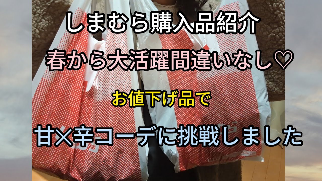 しまむら購入品（底値まであと少し！春から使えるお値下げ品で甘✕辛コーデ完成♡）