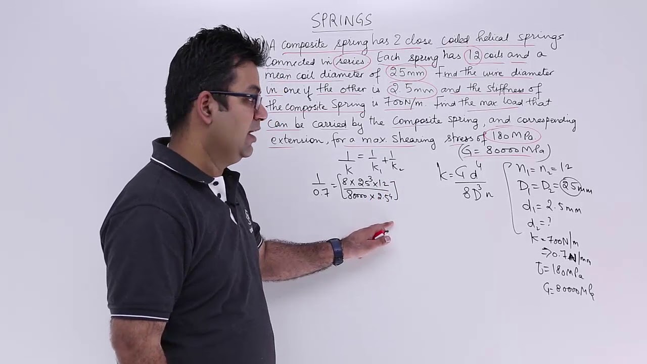 Spring Combination Example