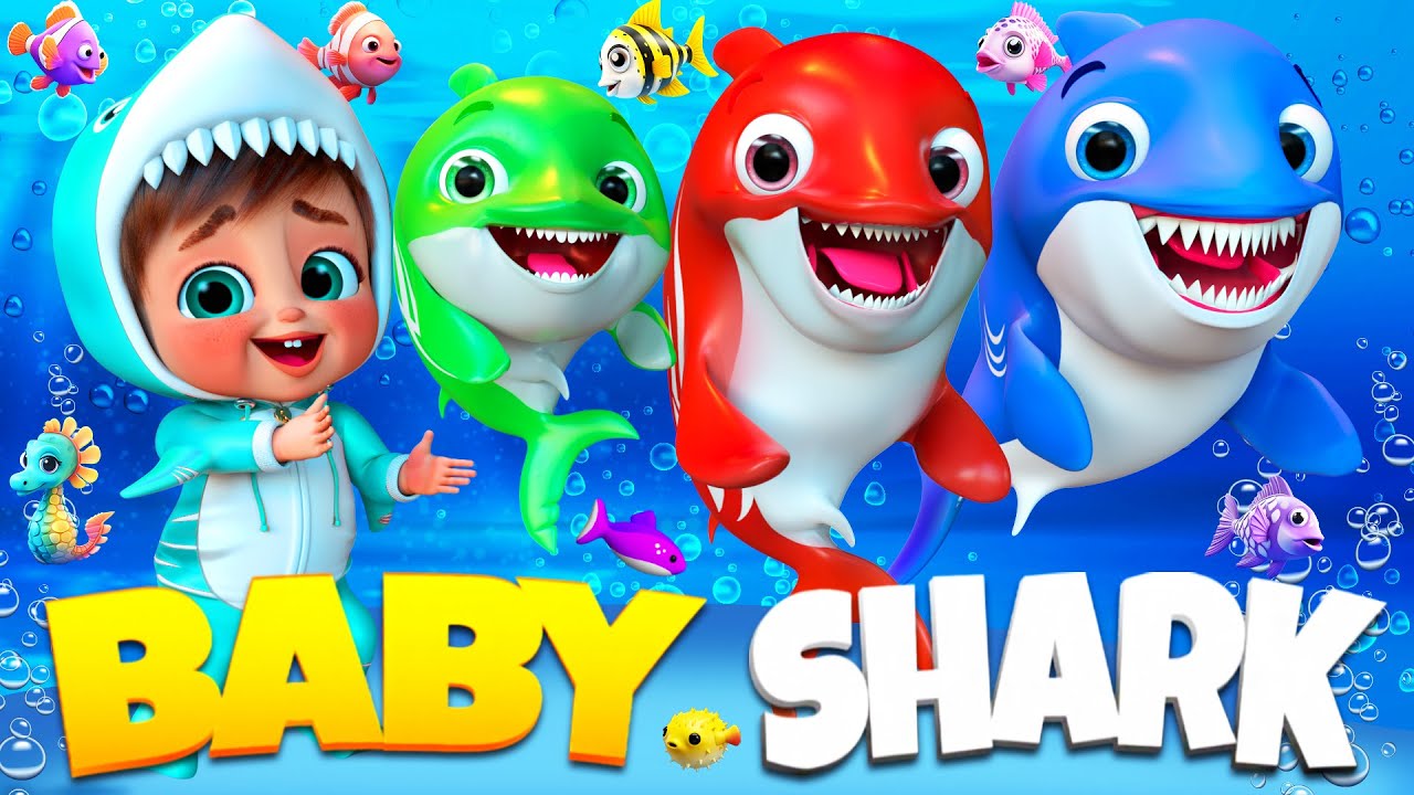 Doo Doo Baby Shark Swim Dance - Nursery Rhymes & Kids Songs #nurseryrhymes #babyshark