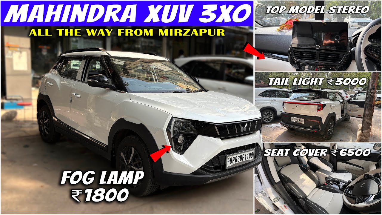 Under ₹90,000🔥Mahindra XUV 3XO MX1 Modification With Pricing ✅XUV 3XO Alloy Wheel✅