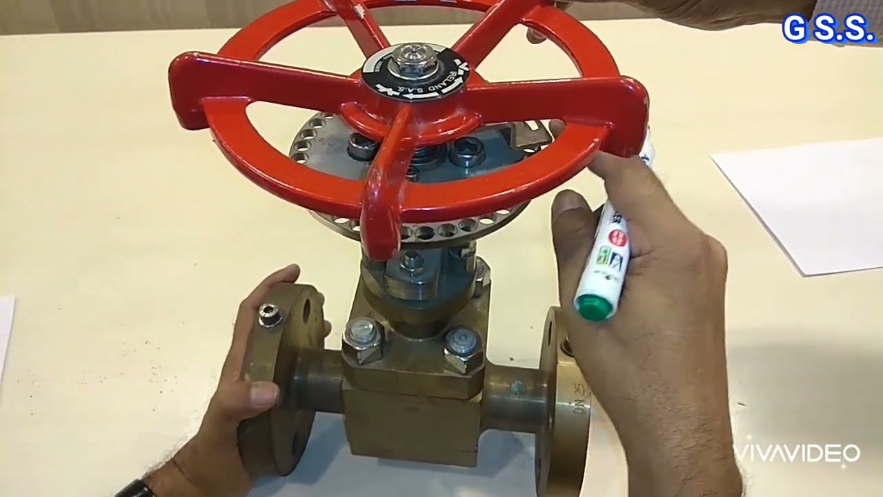 Piping Engineering : Regulating valve with circular locking device