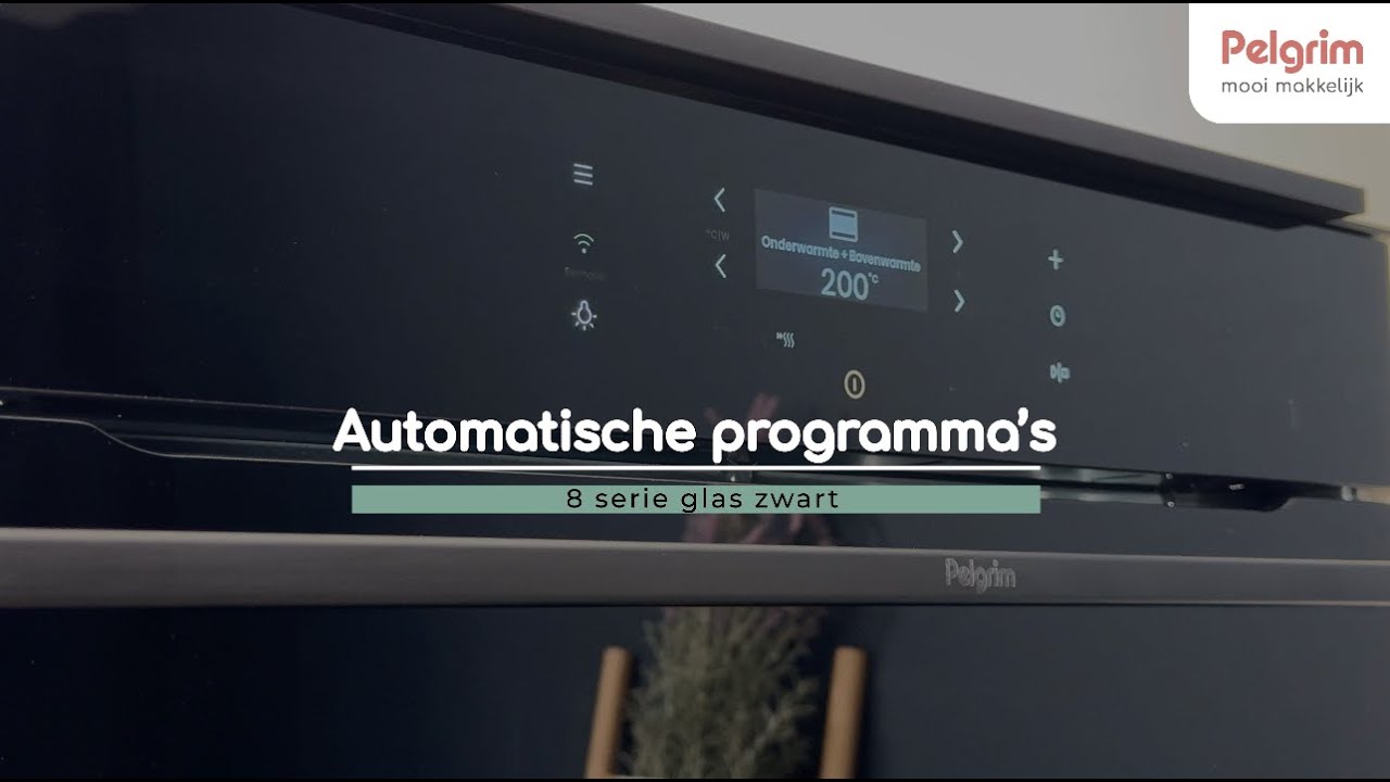 Pelgrim 8-Serie Ovens – Automatische Programma’s