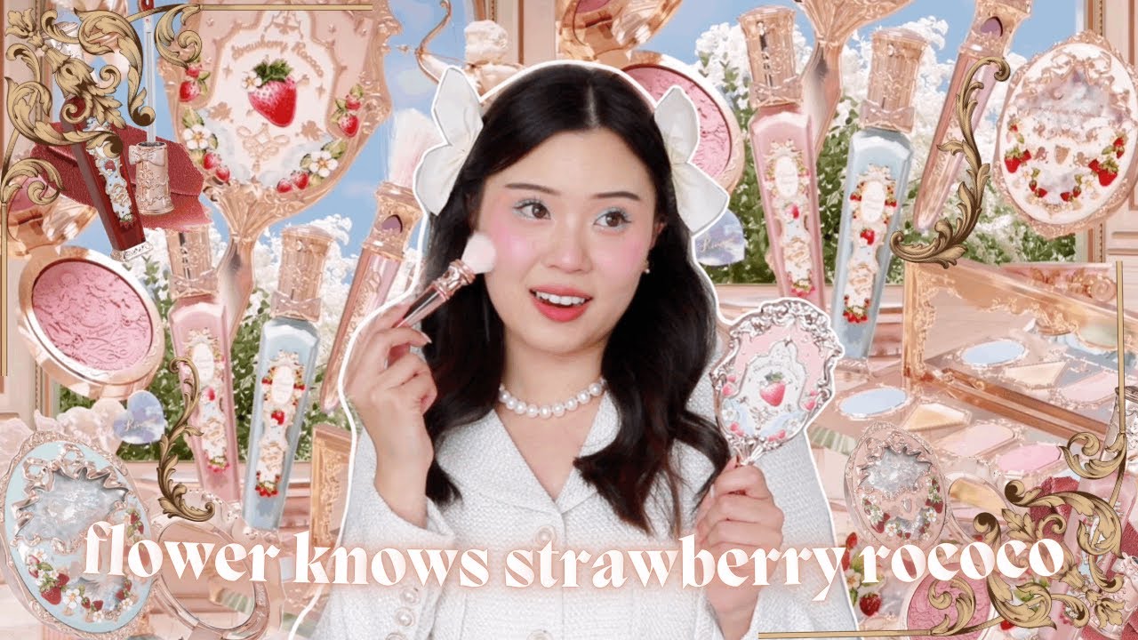 КОЛЛЕКЦИЯ FLOWER KNOWS «КЛУБНИЧНЫЙ РОКОКО» 🍓 5 ОБРАЗОВ, ОБЗОР + СВОТЧИ!
