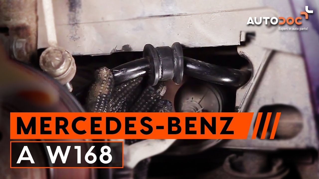 Jak wymienićTuleja stabilizatora przedniego w MERCEDES-BENZ A W168 [Tutorial]