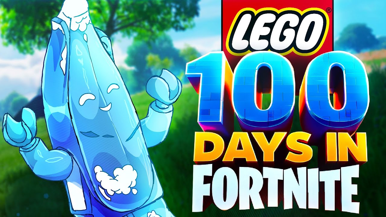 I Spent 100 Days in LEGO Fortnite...