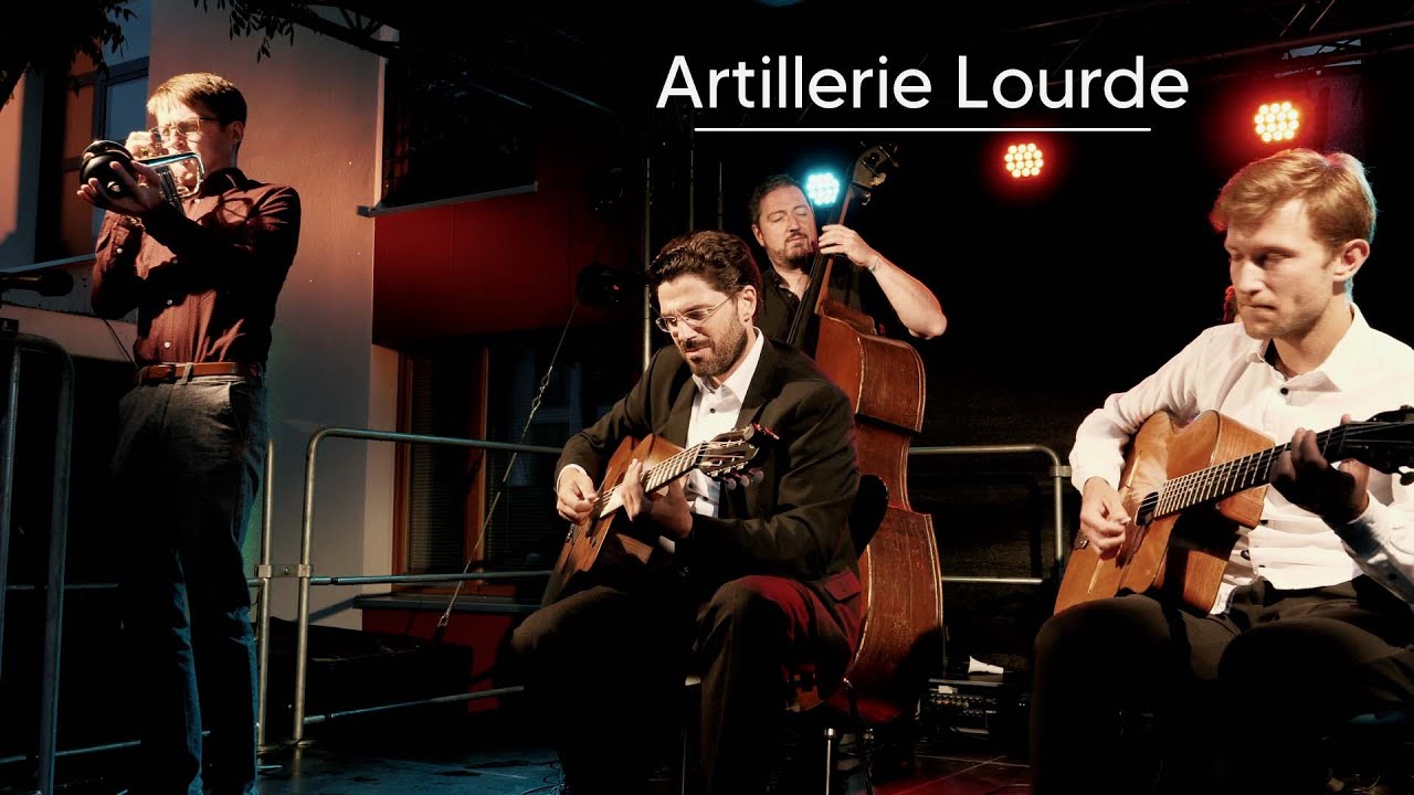 Joscho Stephan quintet - Artillerie Lourde live at the swinGH summer concert 2021