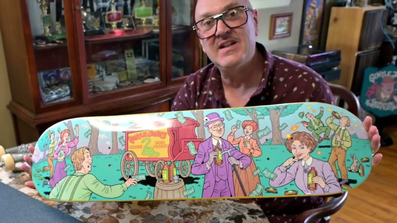 Gentle Jones Builds A New Skateboard