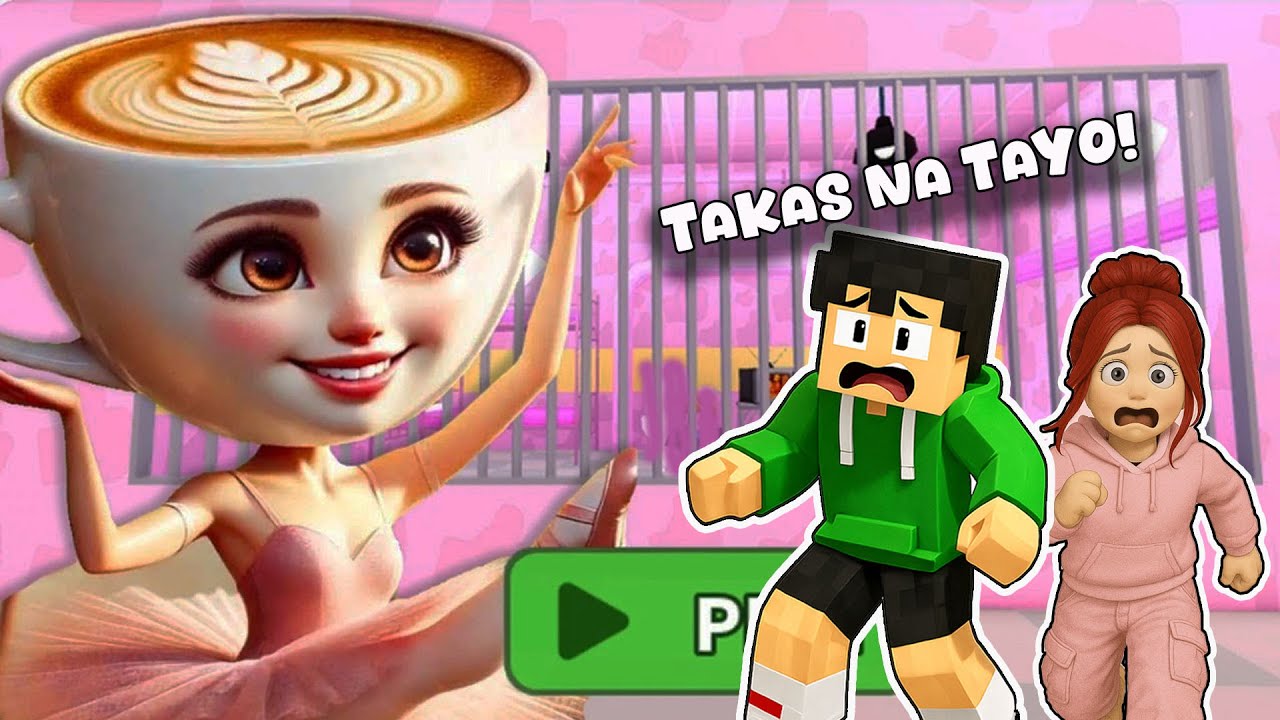 Escape Brainrot Ballerina Cappuccina Prison Run (Obby) | Roblox Tagalog