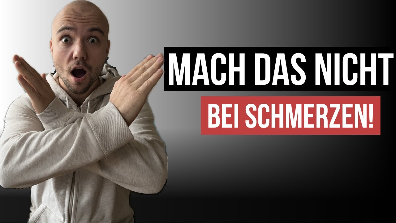 Diese eine Falle macht deine Schmerzen schlimmer (hör endlich damit auf!)