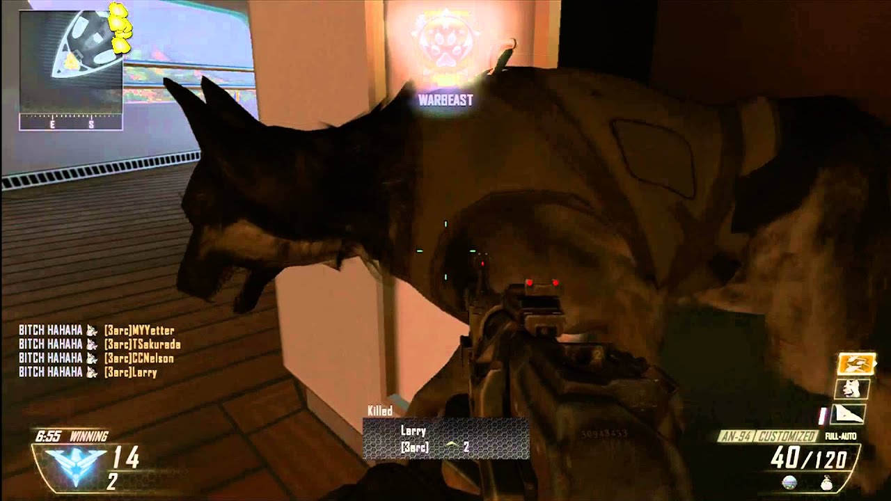 K9 Unit: Call of Duty Black Ops 2 Killstreak :In Action:
