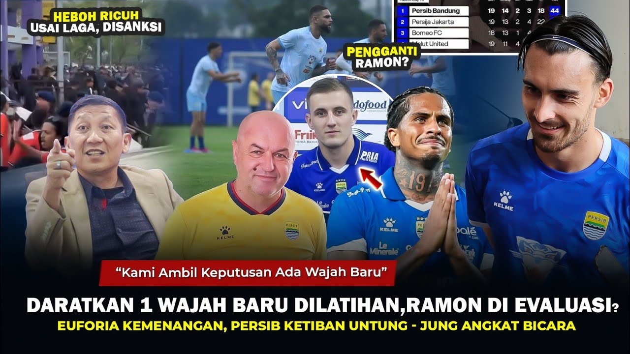 🔴RESMI DARATKAN WAJAH BARU DILATIHAN~Ramon Kena Evaluasi⁉️Bojan Sentil,Jung Komentar,Ada Yang Ricuh😱