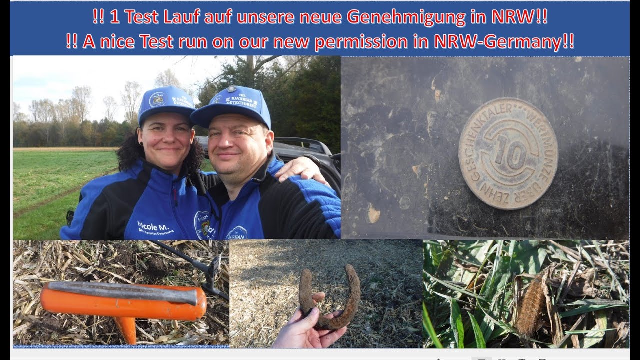 A Lovely Test Run on our new Permissions in NRW Germany The Bavarian Detectorist 2024 Part 1024