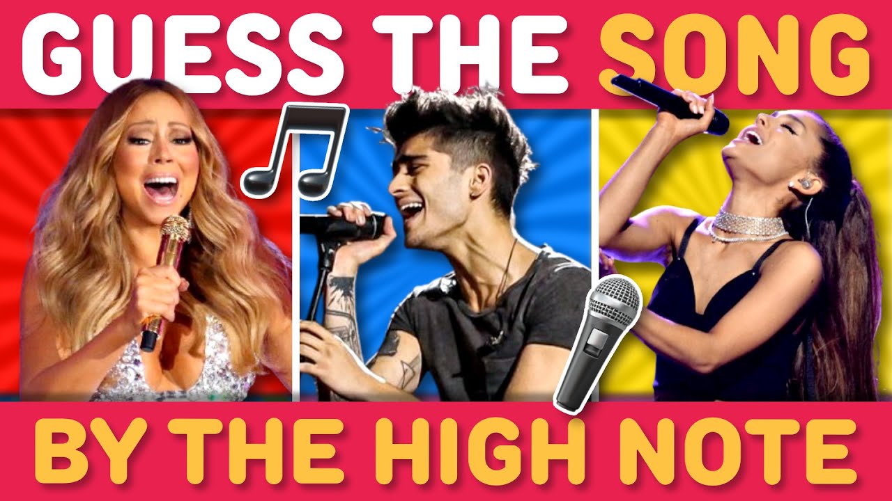 GUESS THE SONG BY THE HIGH NOTE 🎤 🎶 | Music Quiz