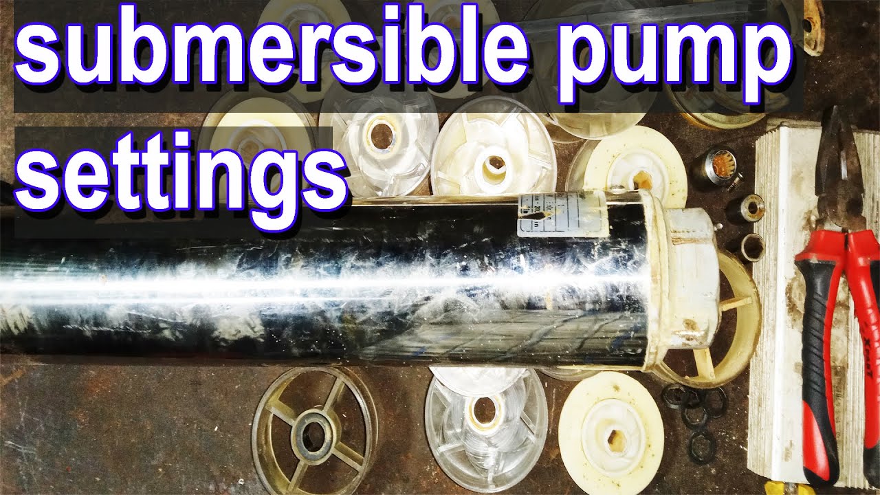 submersible pump settings.সাবমারসেবল পাম্প খুলা এবং সেট করার নিয়ম।