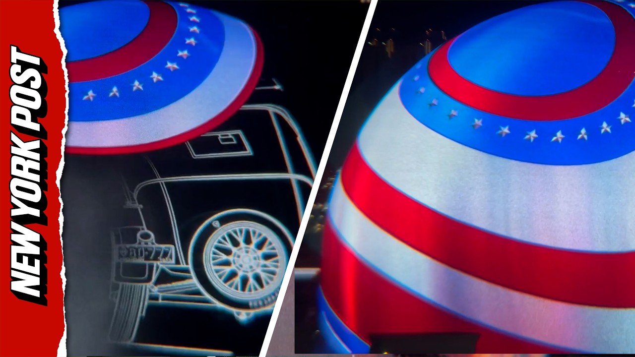 Las Vegas Sphere Lights Up With 4th of July Tribute to 250 Years of 'American Innovation'