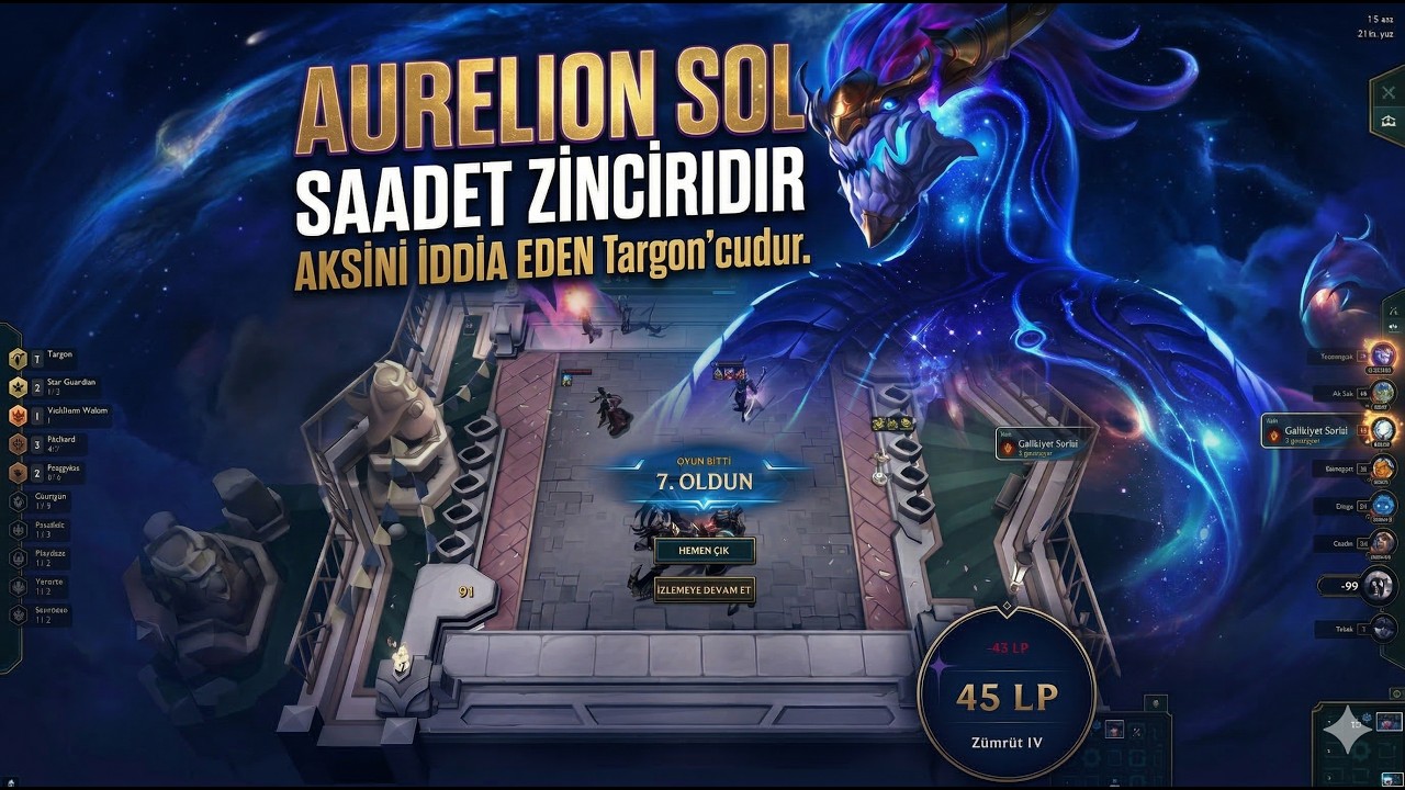 aurelion sol saadet zinciridir.