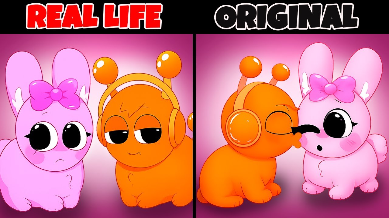 Oren & Pinki’s Tender Moment 💖 | Original vs Plush Toys