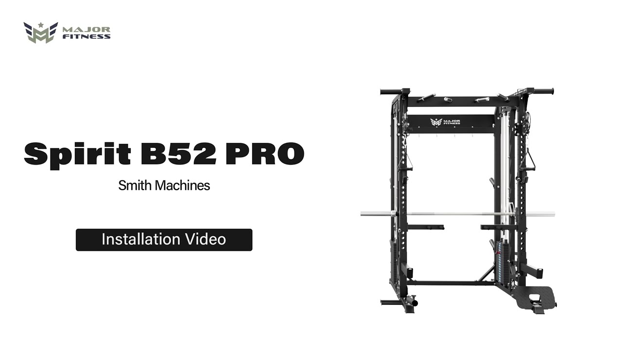 How to install MAJOR FITNESS B52 Pro | Step-By-Step Tutorial | 3D rendering