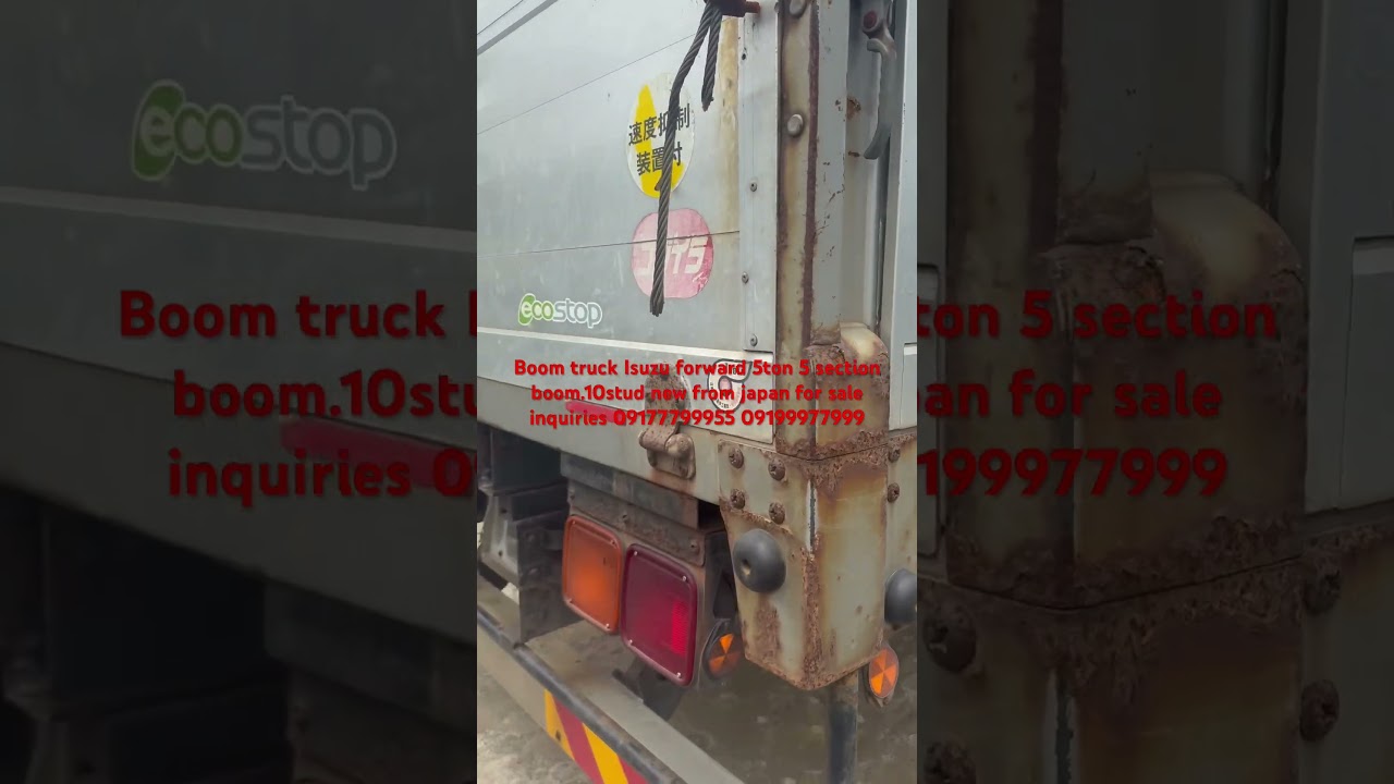 Boom truck Isuzu forward 5ton 5 section boom.10stud new from japan for sale