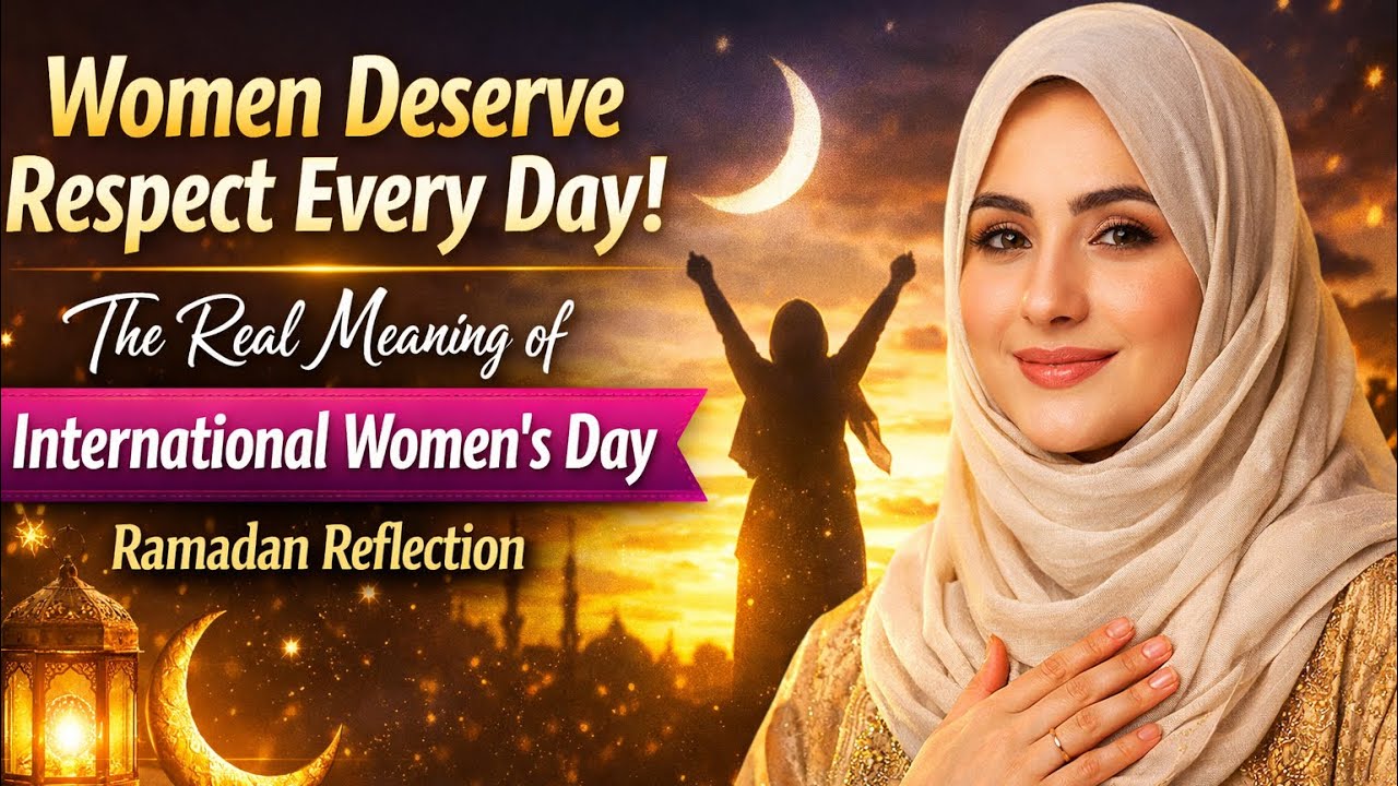 Women Deserve Respect Every Day | The Real Meaning of International Women’s Day | Ramadan Reflection
