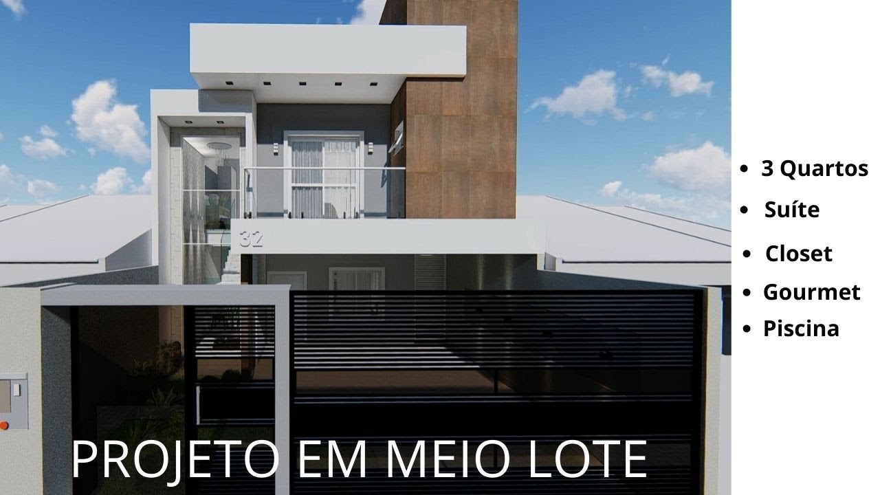 MEIO LOTE Sobrado com 4 Quartos +  Piscina - DEIXE NOS COMENTÁRIOS SUGESTÕES PARA NOVOS VÍDEOS!LOTE!