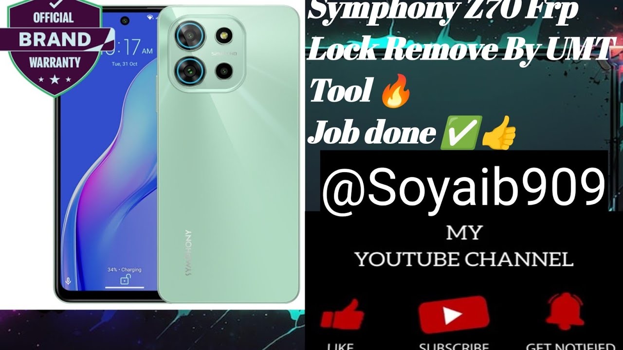 Symphony Z70 Frp Lock Remove By UMT Tool 🔥 Job Done ✅