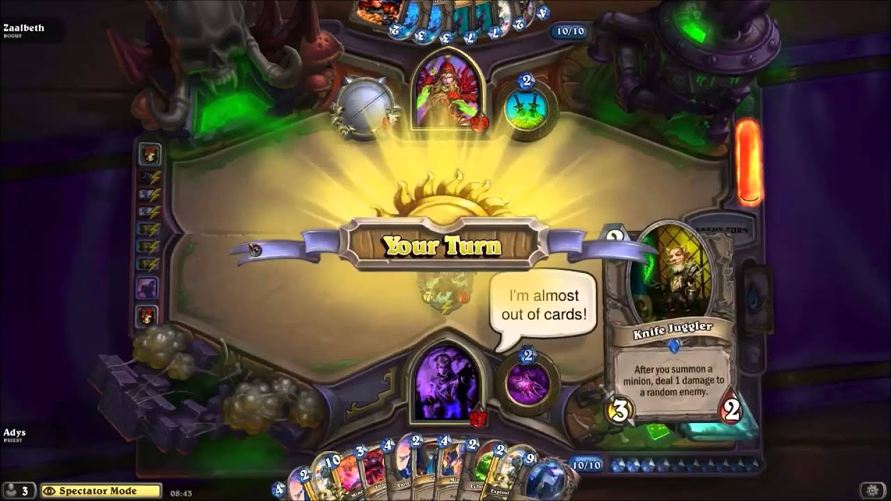 [Hearthstone Science] Steal a Card from your Opponent's Hand