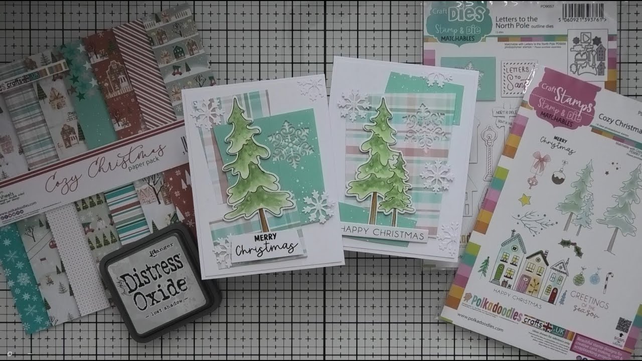 Easy Modern Christmas Card Ideas with the Cozy Christmas Collection