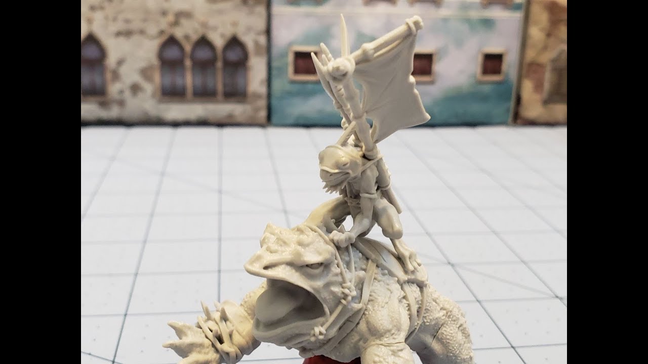 Mantic: Kings of War Vanguard- Trident Realms Riverguard Dambuster unboxed and built!