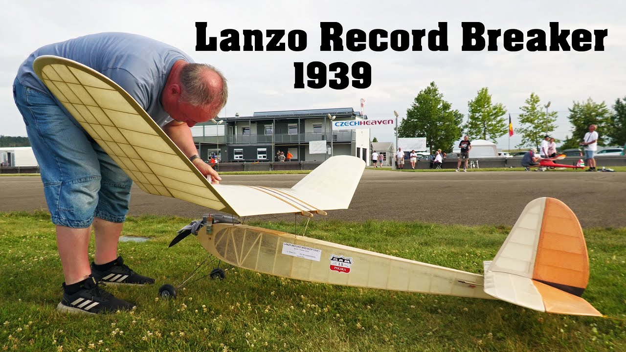 Lanzo Record Breaker 1939 | Class TEXACO | vintage RC plane | 4K | 2022