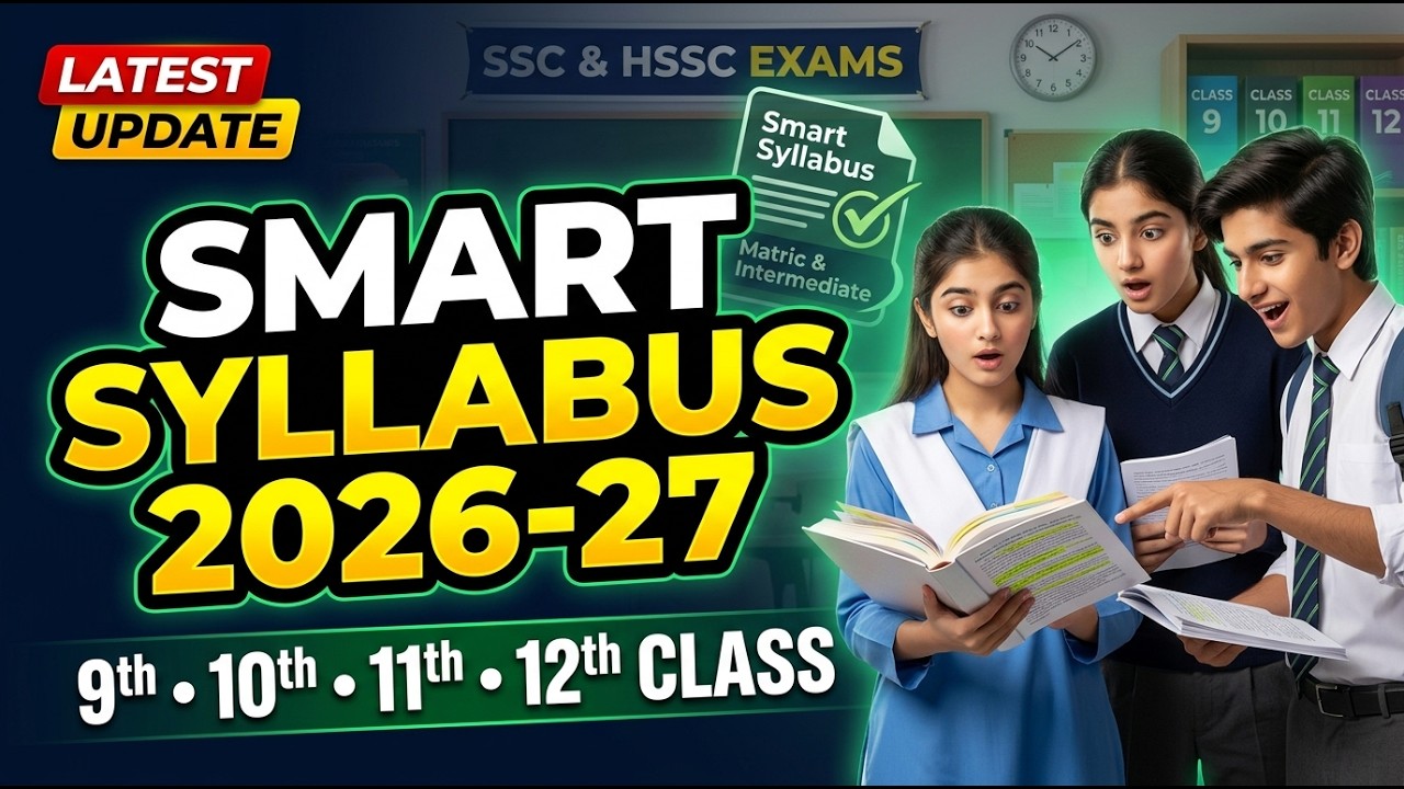 Smart Syllabus 2026 27  9th, 10th, 11th & 12th Class  Latest Update