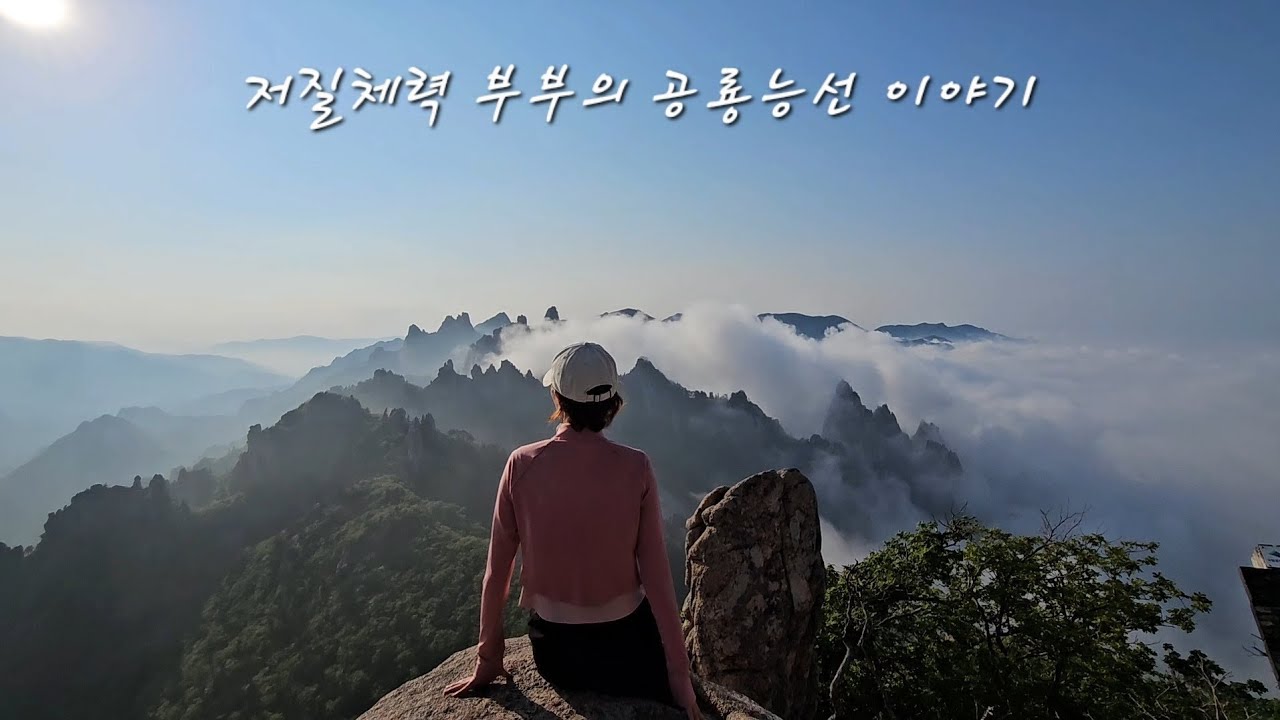 저질체력 부부의 눈물겨운 설악산 공룡능선 도전기. 1박 2일 조차 힘들어 죽을 뻔한 여정. 2025년 5월 29일       (소공원-마등령-공룡능선-희운각-천불동-소공원)