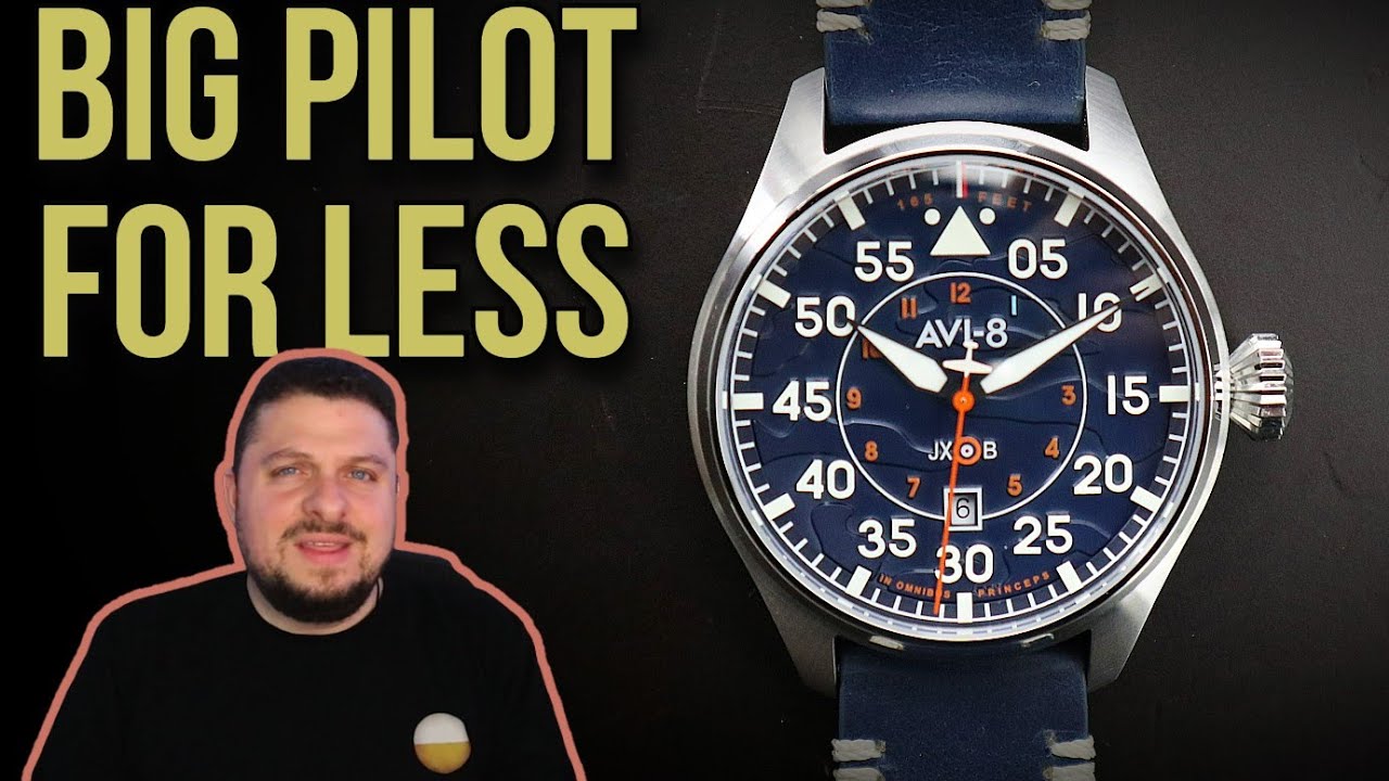AVI-8 HAWKER HURRICANE CLOWES Automatic Big Pilot Watch an IWC Big Pilot Homage