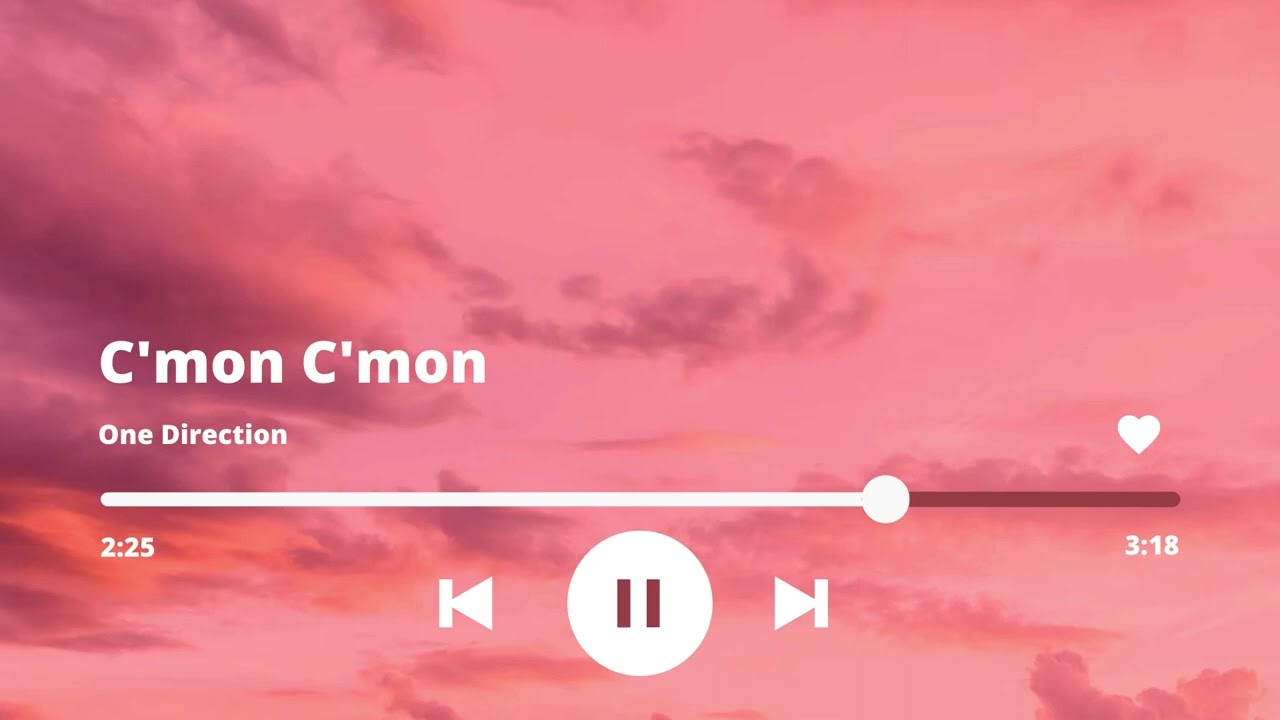 C'mon C'mon - 1D (slowed+reverb)