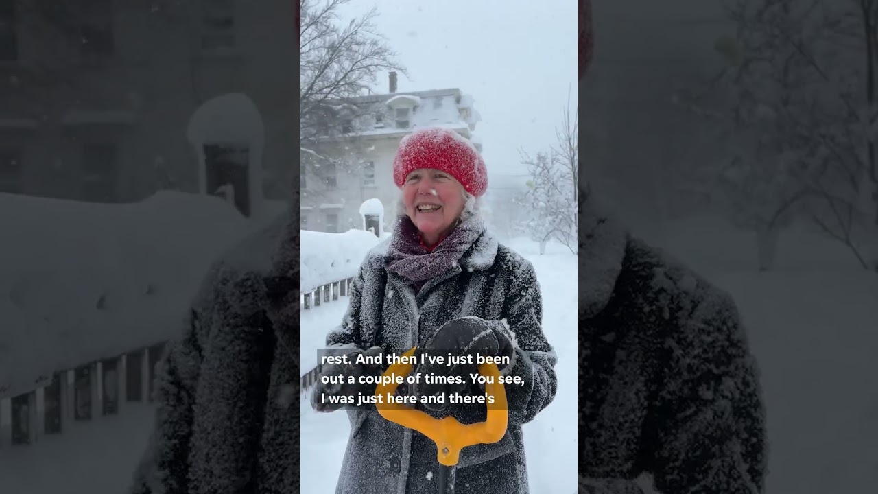 Providence resident talks shoveling in the middle of a blizzard