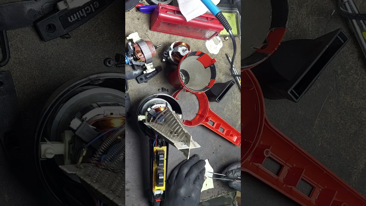 Hair Dryer (Elchim Milano) Motor swap and cleaning