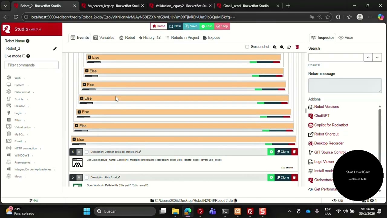 Certificación de rocketbot del nivel 2