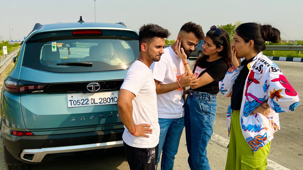 Tension me dal diya sbko 😨 prank on highway 😨