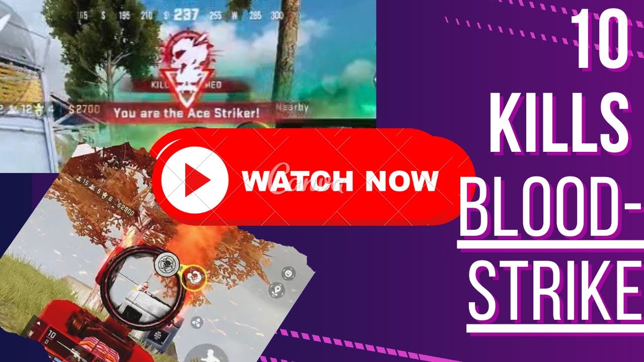 10 KILLS in My FIRST Blood Strike Gameplay 😱 | Mobile FPS