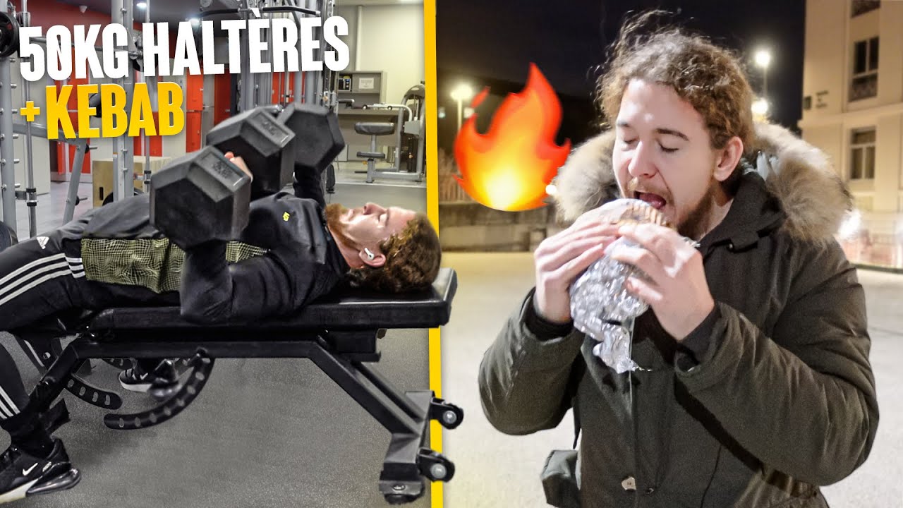 MON ENTRAÎNEMENT PECS CRIMINEL 🔥  PRISE DE MASSE DE BULKYDADDY version KEBAB  🌮