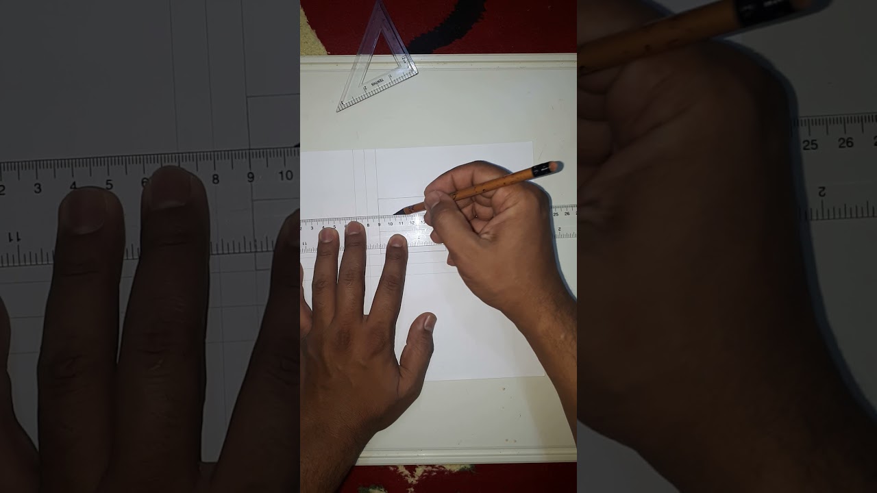رسم المساقط الثلاثة لجسم يحتوي على ثقوب / الفصل السادس / المهندس حسين جوده