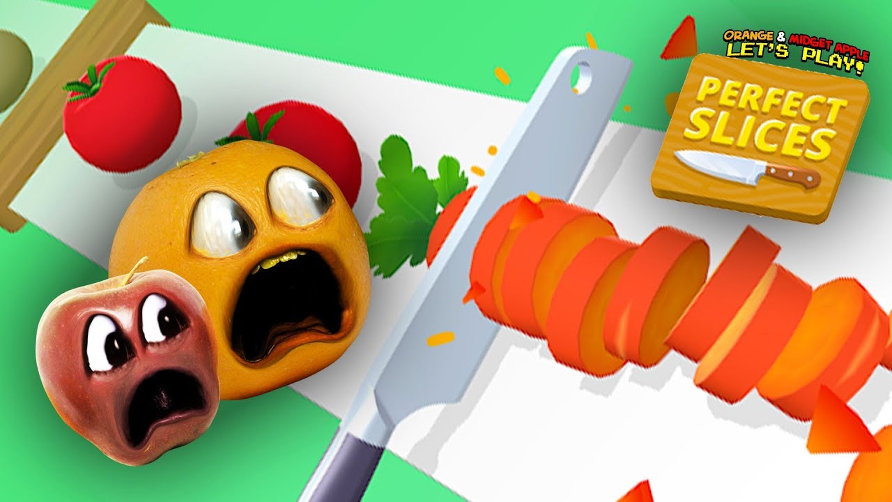 РЕЖЕМ НАШИХ ДРУЗЕЙ! 😮 (АО и МА играют в Perfect Slices)